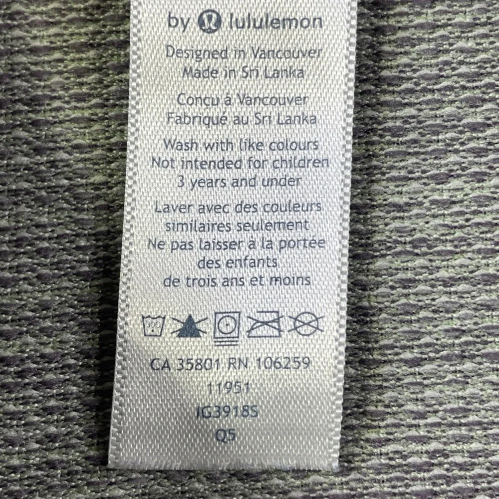 Ivivva Lululemon Pullover Top Girls Size 10 Gray Quarter Zip Athletic Activewear